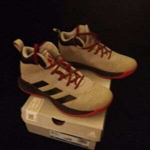 Adidas gray basketball shoes girls